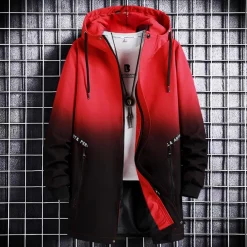 Jassen Heren*Herwig - Warme herenjas met modieus kleurverloop