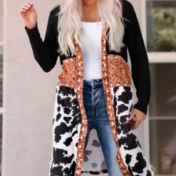 Truien & Vesten Dames*HILDEGARDE - Modieus zomervest voor dames Zwart