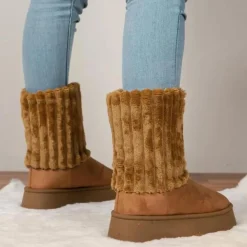 Damesschoenen*Holle - Stijlvolle Dikke Winterboots voor Sneeuwdagen