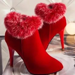 Damesschoenen*HOPE - Modieuze Zomerse Laarzen voor Dames Rood