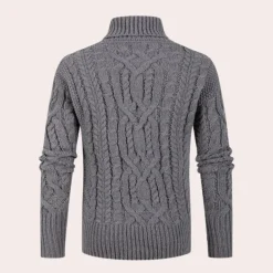 Truien & Vesten Heren*Horst - Modieuze gebreide heren zomertrui Grijs