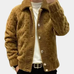 Truien & Vesten Heren*HOWARD - Comfortabel Zomervest voor Heren Olijfgroen