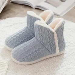 Damesschoenen*IAKOBINA - Warme Dames Schoenen met Gebreide Stijl