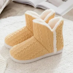 Damesschoenen*IAKOBINA - Warme Dames Schoenen met Gebreide Stijl