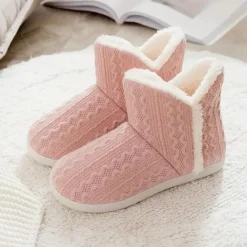 Damesschoenen*IAKOBINA - Warme Dames Schoenen met Gebreide Stijl