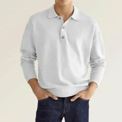 Shirts Heren*Ian - Casual T-shirt met lange mouwen voor de zomer