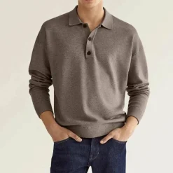 Shirts Heren*Ian - Casual T-shirt met lange mouwen voor de zomer