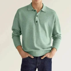 Shirts Heren*Ian - Casual T-shirt met lange mouwen voor de zomer