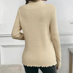 Truien & Vesten Dames*IANTHE - Stijlvolle Lichte Zomertrui voor Dames Khaki