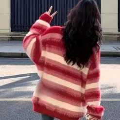 Truien & Vesten Dames*Idonia - Glamoureuze Drop Schouder Trui voor dames Roze