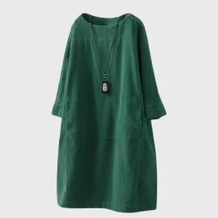 Jurken & Jumpsuits Dames*Idunn - Corduroy damesjurk voor de zomer