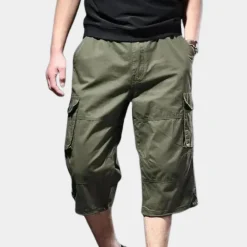 Broeken Heren*Ilario - Comfortabele driekwartbroek voor heren - Perfect voor de zomer