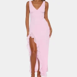 Jurken & Jumpsuits Dames*Ileana - Zomerse Avondjurk met V-hals voor dames