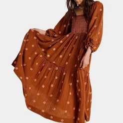 Jurken & Jumpsuits Dames*Imanta - Luchtige casual bloemenjurk voor dames, perfect voor de zomer