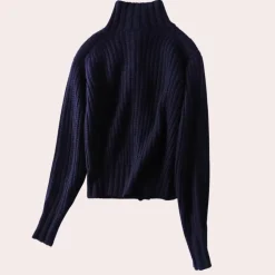 Truien & Vesten Dames*INARA - Moderne Gebreide Zomer Vest voor Dames Marineblauw