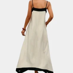 Jurken & Jumpsuits Dames*Inga - Zomerse dames maxi-jurk met spaghettiband