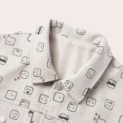 Jassen Heren*Ionut - Stijlvolle Heren Corduroy Zomerse Buitenkleding