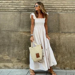 Jurken & Jumpsuits Dames*IRIDA - Luchtige lange zomerjurk voor dames