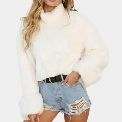 Truien & Vesten Dames*ISABELLA - Luxe Warme Trui voor Dames Wit