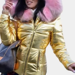 Jassen Dames*ISANA - Zachte Gewatteerde Jas met Capuchon voor Dames