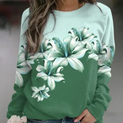 Topjes & Shirts Dames*ISAURA - Luxe Zomersweatshirt voor Dames