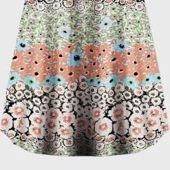 Jurken & Jumpsuits Dames*Iselin - Elegante zomerse gebloemde damesjurk Veelkleurig