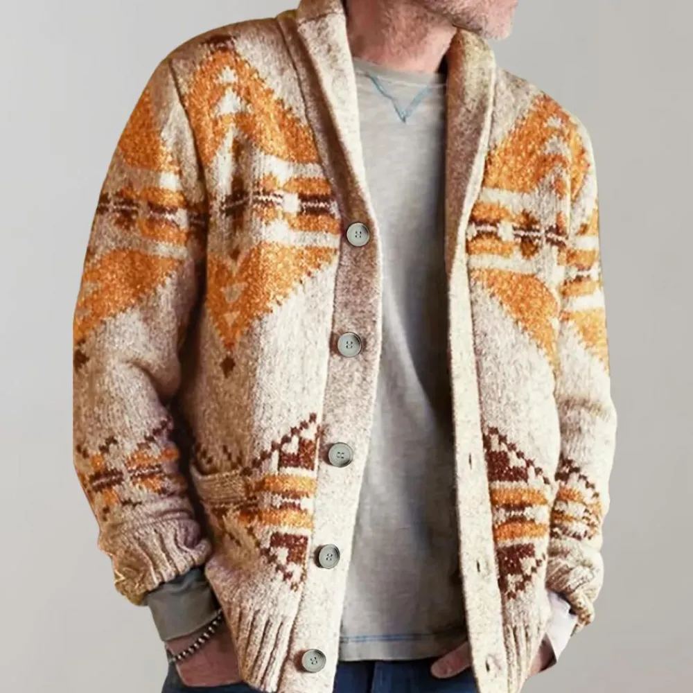 Truien & Vesten Heren*Ismo - Vintage zomer vest voor heren Veelkleurig