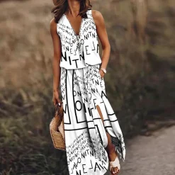 Jurken & Jumpsuits Dames*Iva - Elegante damesjurk met zomerse print