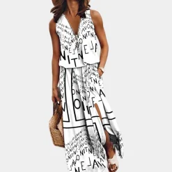 Jurken & Jumpsuits Dames*Iva - Elegante damesjurk met zomerse print