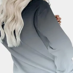 Truien & Vesten Dames*Ivet - Modieus dames sweatshirt met kleurverloop voor de zomer