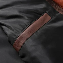 Leren Jassen Heren|Jassen Heren*Jacob - Leren zomerjas met capuchon voor heren