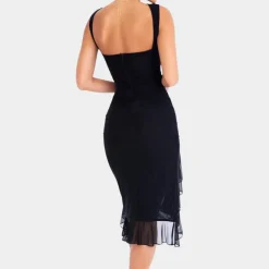 Jurken & Jumpsuits Dames*Jade - Dames Verfijnde Ruches Zomer Avondjurk