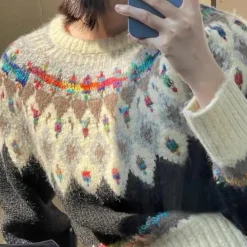 Truien & Vesten Dames*JADIRA - Klassieke Trui voor Dames Zwart