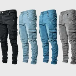 Broeken Heren*Jakki - Ultra-stretch casual herenjeans voor de zomer