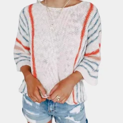 Truien & Vesten Dames*JANICE - Luxe Zomerse Trui voor Dames