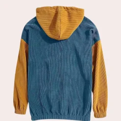 Truien & Vesten Heren*Janos - Casual Corduroy Hoodie voor Stijlvolle Heren - Perfect voor Lente en Zomer