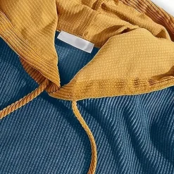 Truien & Vesten Heren*Janos - Casual Corduroy Hoodie voor Stijlvolle Heren - Perfect voor Lente en Zomer
