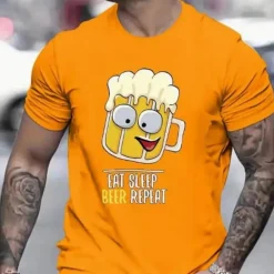 Shirts Heren*Jarek - Zomerse Oktoberfest T-shirt voor Heren