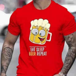 Shirts Heren*Jarek - Zomerse Oktoberfest T-shirt voor Heren