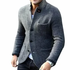 Truien & Vesten Heren|Jassen Heren*JAXON - Luchtig gebreid vest met knopen voor heren, perfect voor de zomer