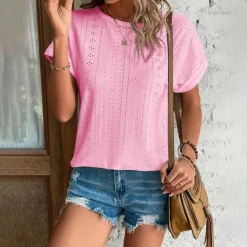 Topjes & Shirts Dames*JAYLANI - Vrouwen casual zomer overhemd