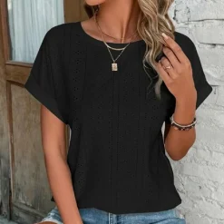 Topjes & Shirts Dames*JAYLANI - Vrouwen casual zomer overhemd