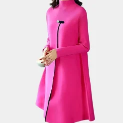 Jurken & Jumpsuits Dames*JEANETTE - Luchtige Zomer Trui Jurk voor Dames Roze