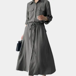 Jurken & Jumpsuits Dames*Jelena - Casual damesjurk met knopen voor de zomer