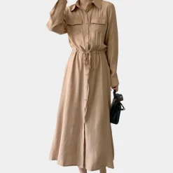 Jurken & Jumpsuits Dames*Jelena - Casual damesjurk met knopen voor de zomer