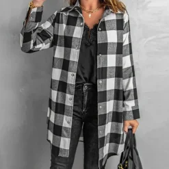 Jassen Dames*JENNIFER - Luchtig Klassiek Geruit Damesjack voor de Zomer