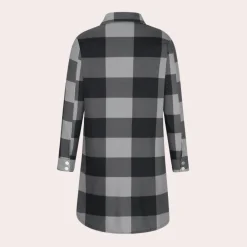 Jassen Dames*JENNIFER - Luchtig Klassiek Geruit Damesjack voor de Zomer