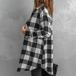 Jassen Dames*JENNIFER - Luchtig Klassiek Geruit Damesjack voor de Zomer