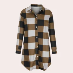 Jassen Dames*JENNIFER - Luchtig Klassiek Geruit Damesjack voor de Zomer