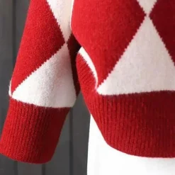 Truien & Vesten Dames*JESSICA - Trendy Zomervest voor Dames Rood Wit